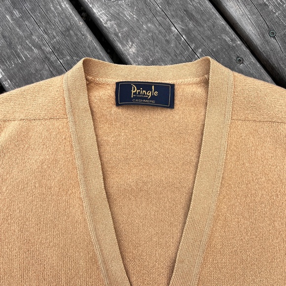 Vintage Pringle of Scotland Cashmere Cardigan Large - Picture 3 of 8